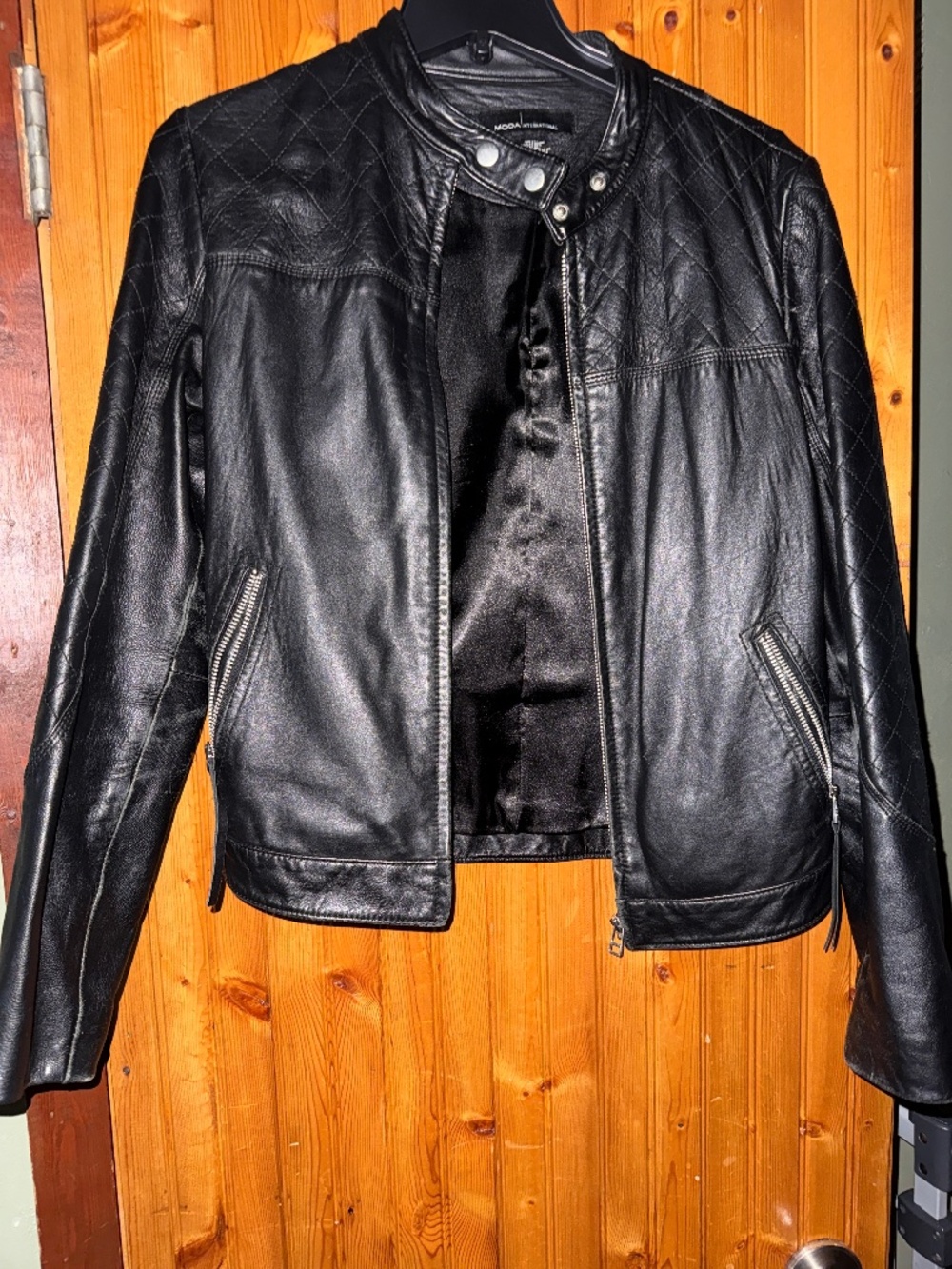 Women’s Black Leather Jacket